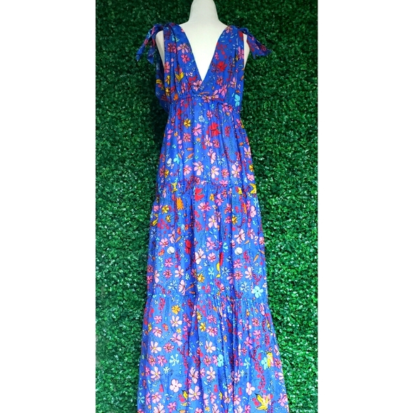 80. J.Crew X Dauphinette maxi cover-up dress in cornucopia floral - Picture 8 of 15
